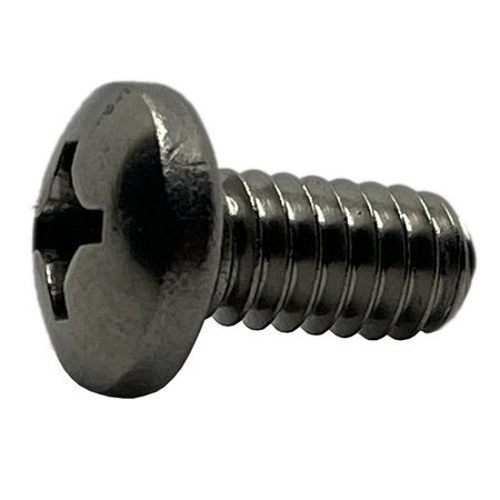 SUBURBAN BOLT AND SUPPLY #4-40 x 3/16 in Phillips Pan Machine Screw, Plain Steel A0180060012P